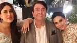 Randhir Kapoor with his daughter Kareena Kapoor and Karishma Kapoor in an old picture. Randhir Kapoor with his daughter Kareena Kapoor and Karishma Kapoor in an old picture.