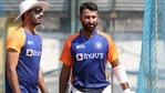 Cheteshwar Pujara with Team India batting coach Vikram Rathore(BCCI / Twitter) Cheteshwar Pujara with Team India batting coach Vikram Rathore(BCCI / Twitter)