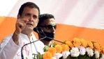 Congress leader Rahul Gandhi during a public meeting.(ANI) Congress leader Rahul Gandhi during a public meeting.(ANI)