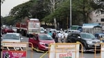 Bengaluru has over 9.4 million vehicles and traffic snarls are attributed to inadequate infrastructure, poor quality of roads and Metro construction, etc. (File photo) Bengaluru has over 9.4 million vehicles and traffic snarls are attributed to inadequate infrastructure, poor quality of roads and Metro construction, etc. (File photo)