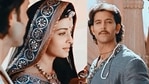 Aishwarya Rai and Hrithik Roshan in stills from Jodhaa Akbar. Aishwarya Rai and Hrithik Roshan in stills from Jodhaa Akbar.