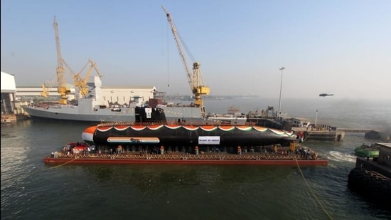 The submarine will be commissioned as INS Karanj. (Sourced)