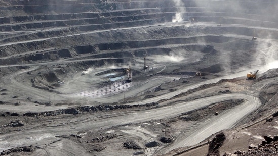 Miners are seen at the Bayan Obo mine containing rare earth minerals, in Inner Mongolia. Miners are seen at the Bayan Obo mine containing rare earth minerals, in Inner Mongolia.