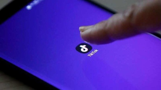 The TikTok app's logo seen on a mobile phone screen. (Reuters)