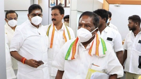 Puducherry CM Velu Narayanasamy (PTI) Puducherry CM Velu Narayanasamy (PTI)