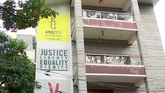 The Central Bureau of Investigation on Friday raided the Bengaluru offices of Amnesty International India(ANI/Twitter)