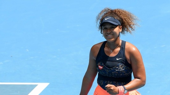 Japan's Naomi Osaka reacts after defeating Taiwan's Hsieh Su-wei in their quarterfinal match at the Australian Open tennis championship in Melbourne. (AP) Japan's Naomi Osaka reacts after defeating Taiwan's Hsieh Su-wei in their quarterfinal match at the Australian Open tennis championship in Melbourne. (AP)