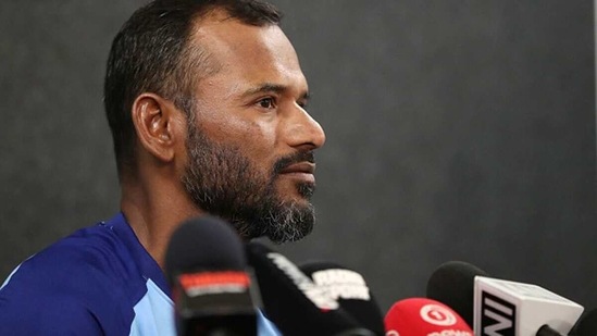 India's fielding coach R Sridhar.(Getty Images) India's fielding coach R Sridhar.(Getty Images)