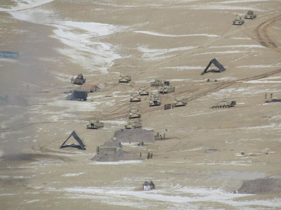Tanks seen moving towards rear areas (SOURCED/Indian Army/Rahul Singh)