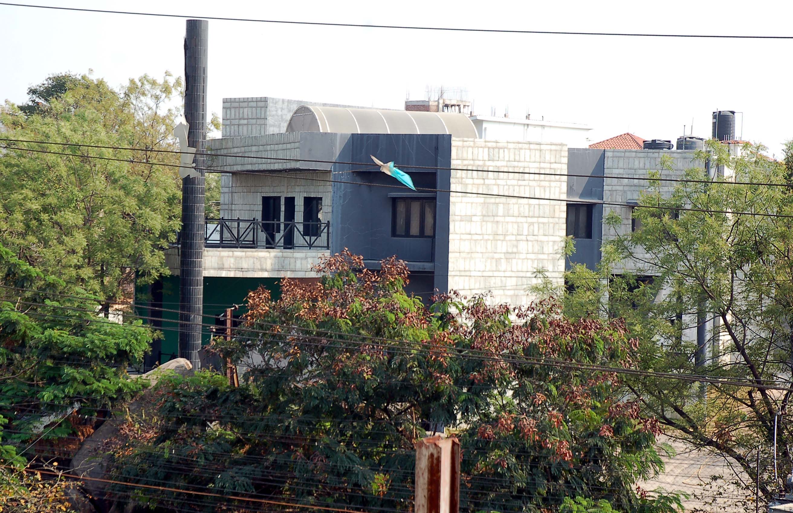 Cinema Ghar, the museum built by MF Husain, was opened by Bollywood actor Madhuri Dixit in 1999 (HT Photo)