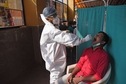 A medic in PPE takes a swab sample for during RT-PCR based coronavirus testing at NMMC Hospital Nerul in Navi Mumbai, Maharashtra. (Bachchan Kumar/ Hindustan Times) A medic in PPE takes a swab sample for during RT-PCR based coronavirus testing at NMMC Hospital Nerul in Navi Mumbai, Maharashtra. (Bachchan Kumar/ Hindustan Times)