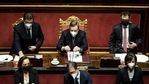 Mario Draghi, Italy's prime minister, center, prepares to speak at the Senate in Rome, Italy.(Bloomberg) Mario Draghi, Italy's prime minister, center, prepares to speak at the Senate in Rome, Italy.(Bloomberg)