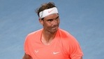 Rafael Nadal reacts after winning a point against Greece's Stefanos Tsitsipas during their quarterfinal match at the Australian Open(AP) Rafael Nadal reacts after winning a point against Greece's Stefanos Tsitsipas during their quarterfinal match at the Australian Open(AP)