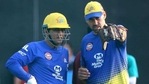 CSK captain MS Dhoni along with coach Stephen Fleming(Twitter) CSK captain MS Dhoni along with coach Stephen Fleming(Twitter)