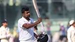 R Ashwin celebrates his century. (BCCI) R Ashwin celebrates his century. (BCCI)