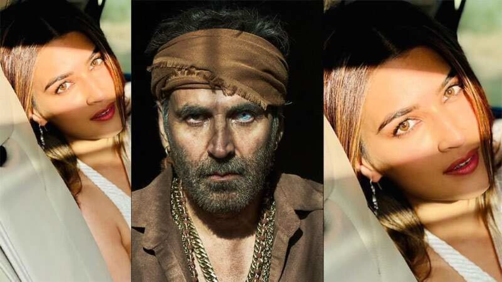 Akshay Kumar captures Kriti Sanon in her Bachchan Pandey character