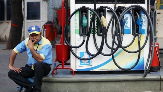 A petrol pump attendant waits for customers as national petrol and diesel prices rise at Bharat Petroleum Fuel Station, in New Delhi. (ANI) A petrol pump attendant waits for customers as national petrol and diesel prices rise at Bharat Petroleum Fuel Station, in New Delhi. (ANI)