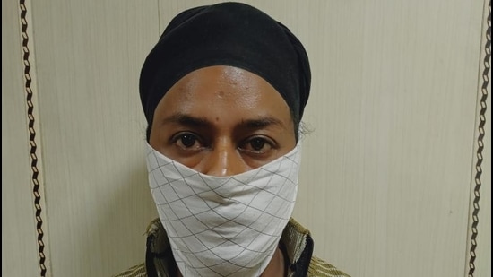 Maninder Singh was arrested in Pitampura on Tuesday evening. (Photo: Delhi Police)