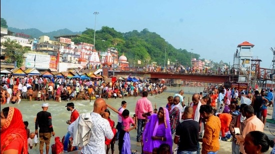 Ganga in Haridwar. (HT file photo) Ganga in Haridwar. (HT file photo)