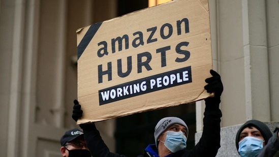 The investigation by the attorney general in New York has grown, looking into whether Amazon unlawfully fired or disciplined employees who reported perceived safety concerns. (Photo by Kena Betancur / AFP)(AFP) The investigation by the attorney general in New York has grown, looking into whether Amazon unlawfully fired or disciplined employees who reported perceived safety concerns. (Photo by Kena Betancur / AFP)(AFP)