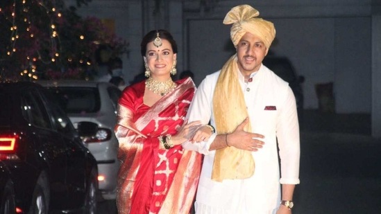 Dia Mirza and Vaibhav Rekhi tied the knot earlier this week. (Varinder Chawla) Dia Mirza and Vaibhav Rekhi tied the knot earlier this week. (Varinder Chawla)