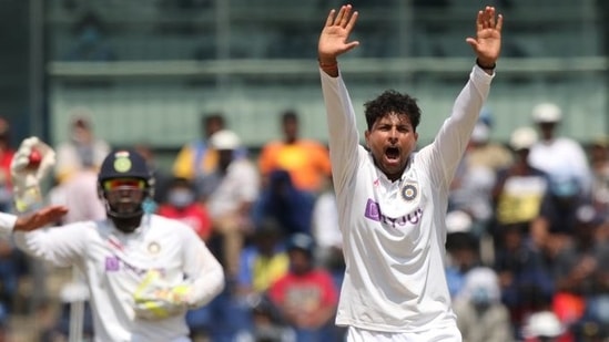 Indian leg-spinner Kuldeep Yadav(Twitter)