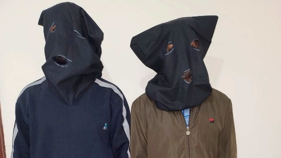 Lucknow: Uttar Pradesh Police's Special Task Force (STF) arrested two alleged members of the Popular Front of India (PFI), who were allegedly planning to carry out multiple blasts across India on the occasion of Vasant Panchami, in Lucknow, Tuesday, Feb. 16, 2021. (PTI Photo)(PTI02_16_2021_000257A) (PTI) Lucknow: Uttar Pradesh Police's Special Task Force (STF) arrested two alleged members of the Popular Front of India (PFI), who were allegedly planning to carry out multiple blasts across India on the occasion of Vasant Panchami, in Lucknow, Tuesday, Feb. 16, 2021. (PTI Photo)(PTI02_16_2021_000257A) (PTI)