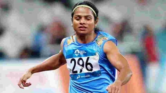 File image of Dutee Chand. (File) File image of Dutee Chand. (File)