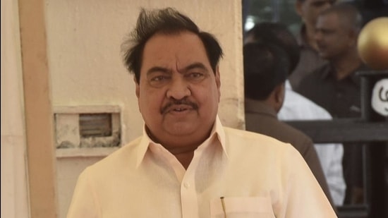 Eknath Khadse in his plea stated that he apprehended being arrested on responding to the summons issued to him by the investigating agency. (HT FILE) Eknath Khadse in his plea stated that he apprehended being arrested on responding to the summons issued to him by the investigating agency. (HT FILE)