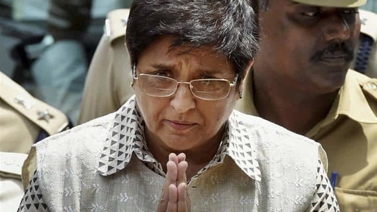 A retired IPS officer, Bedi was functioning till late Tuesday evening and reviewing the Covid-19 vaccination drive in the union territory.(PTI)
