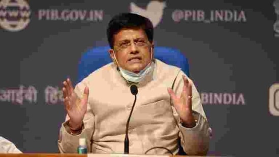 Union railways minister Piyush Goyal during a press briefing.(PTI File Photo) Union railways minister Piyush Goyal during a press briefing.(PTI File Photo)