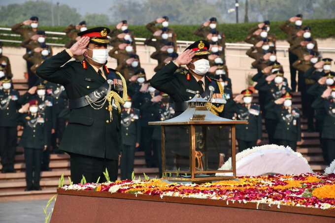 The Cabinet approved financial powers to the tune of  ₹200 crore for one category of officers and  ₹100 crore for the second category that consists of military officers of the rank of commanders-in-chief. (Photo: @adgpi)