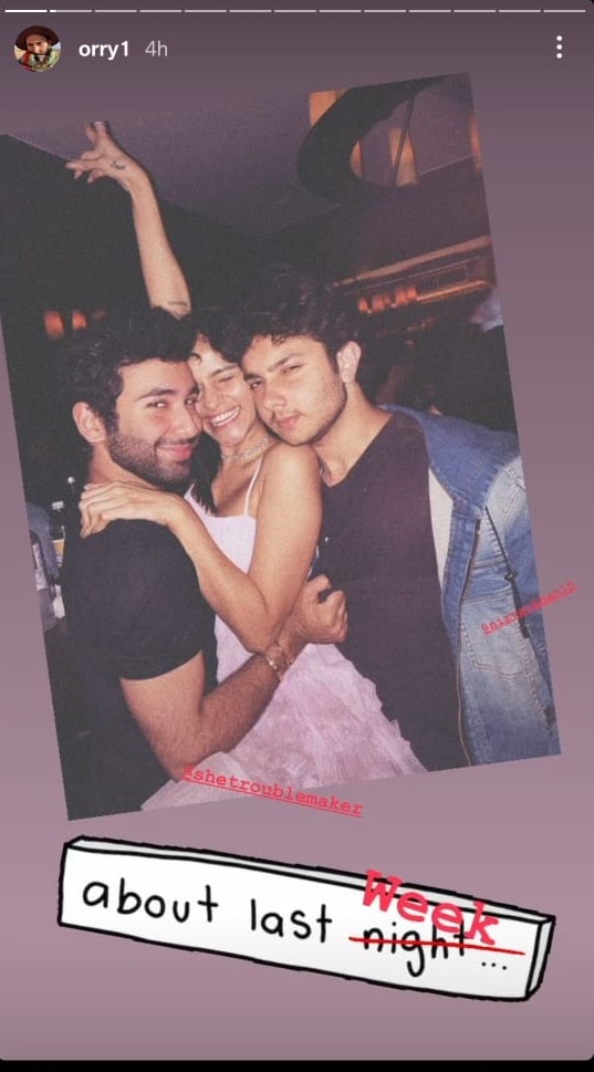 Orhan Awatramani revealed that they gathered together last week, as one of the photos was captioned, 'About last week'. Orhan Awatramani revealed that they gathered together last week, as one of the photos was captioned, 'About last week'.
