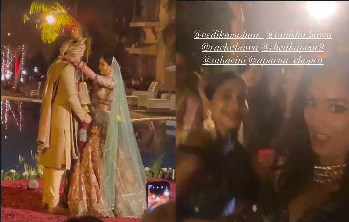 Mira Rajput shared a glimpse of the varmala ceremony and of her dance post the wedding. Mira Rajput shared a glimpse of the varmala ceremony and of her dance post the wedding.