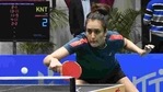 Top seed Manika Batra playing during the 82nd Senior National Table Tennis Championships at Tau Devi Lal Indoor Stadium in Panchkula on Wednesday. (Sant Arora/HT) Top seed Manika Batra playing during the 82nd Senior National Table Tennis Championships at Tau Devi Lal Indoor Stadium in Panchkula on Wednesday. (Sant Arora/HT)