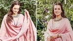 Newly wed Dia Mirza in anarkali suit (Instagram/ anitadongre) Newly wed Dia Mirza in anarkali suit (Instagram/ anitadongre)