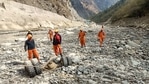 Rescuers on Thursday recovered another body from the Tapovan dam tunnel in Uttarakhand’s flash flood-hit Chamoli district, taking the toll from the tragedy to 59,(PTI) Rescuers on Thursday recovered another body from the Tapovan dam tunnel in Uttarakhand’s flash flood-hit Chamoli district, taking the toll from the tragedy to 59,(PTI)