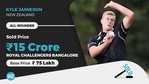 Kyle Jamieson was sold to RCB for 15 crore in IPL 2021 auction Kyle Jamieson was sold to RCB for 15 crore in IPL 2021 auction