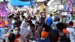 A view of a crowded Ghadi Market in Chandni Chowk in New Delhi.(HT Photo) A view of a crowded Ghadi Market in Chandni Chowk in New Delhi.(HT Photo)