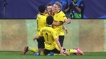 Erling Haaland scored twice in the 27th and 43rd minute. (Getty Images) Erling Haaland scored twice in the 27th and 43rd minute. (Getty Images)