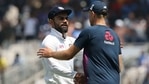 Virat Kohli and Joe Root shake hands after the match. (BCCI) Virat Kohli and Joe Root shake hands after the match. (BCCI)