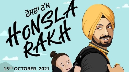 Honsla Rakh: Diljit Dosanjh shares first poster of Dussehra 2021