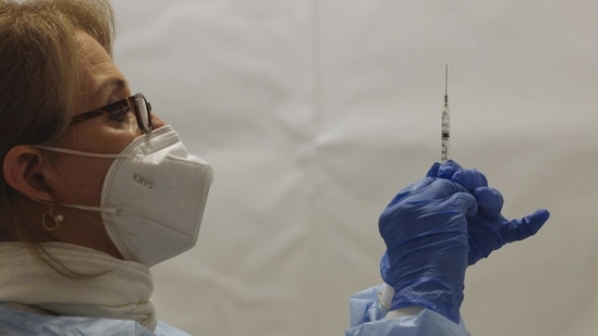 The US Food and Drug Administration has not yet released a roadmap for how companies should design trials of booster shots (Bloomberg File Photo) The US Food and Drug Administration has not yet released a roadmap for how companies should design trials of booster shots (Bloomberg File Photo)