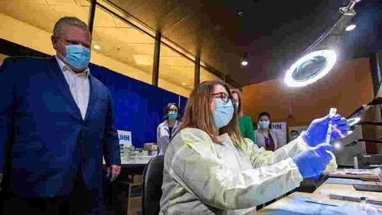 Researchers tested the engineered virus against blood taken from people who had been given the vaccine, and found a two- thirds reduction in the level of neutralizing antibodies compared with its effect on the most common version of the virus prevalent in US trials. (Representative Image)(Reuters)