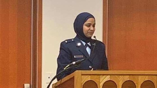 Saleha Jabeen said she was passionate about her role as a chaplain, and takes her duty as a spiritual mentor very seriously. (@ISNAHQ/Twitter Photo ) Saleha Jabeen said she was passionate about her role as a chaplain, and takes her duty as a spiritual mentor very seriously. (@ISNAHQ/Twitter Photo )