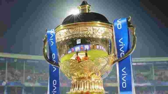 File photo of IPL trophy.(BCCI photo)