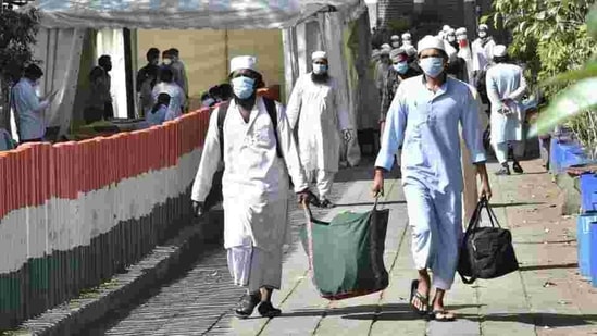 A large number of cases related to Jamatis were lodged across Uttar Pradesh during the Covid-19 lockdown.(HT FILE PHOTO) A large number of cases related to Jamatis were lodged across Uttar Pradesh during the Covid-19 lockdown.(HT FILE PHOTO)