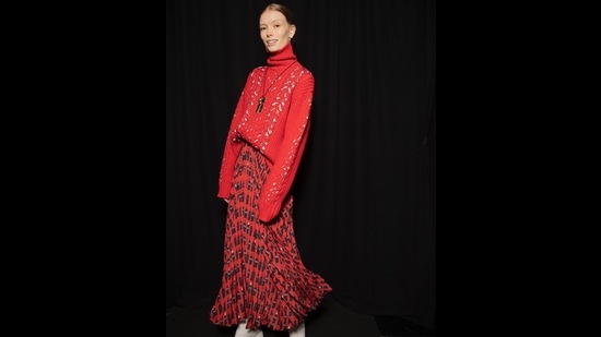 A printed ensemble by designer Jason Wu showcased at the recently concluded NYFW (Photo: Instagram/JasonWu) A printed ensemble by designer Jason Wu showcased at the recently concluded NYFW (Photo: Instagram/JasonWu)