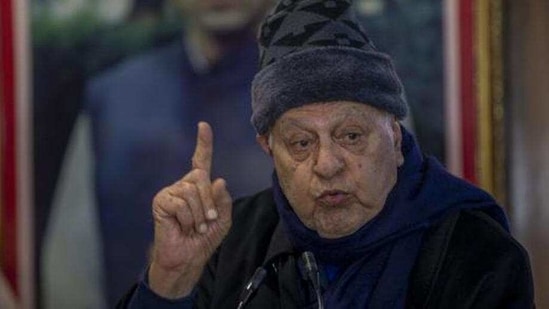National Conference president Farooq Abdullah. (File photo)(HT Photo) National Conference president Farooq Abdullah. (File photo)(HT Photo)