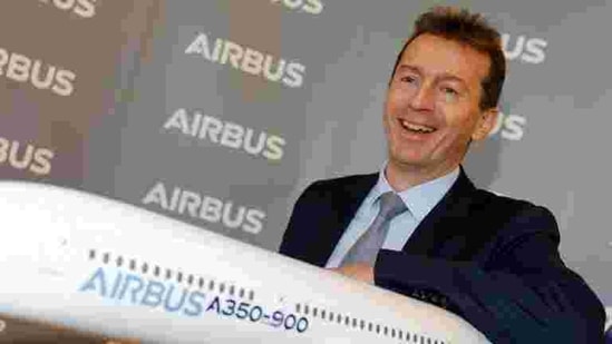 FILE PHOTO: Airbus CEO Guillaume Faury (REUTERS/Regis Duvignau) FILE PHOTO: Airbus CEO Guillaume Faury (REUTERS/Regis Duvignau)